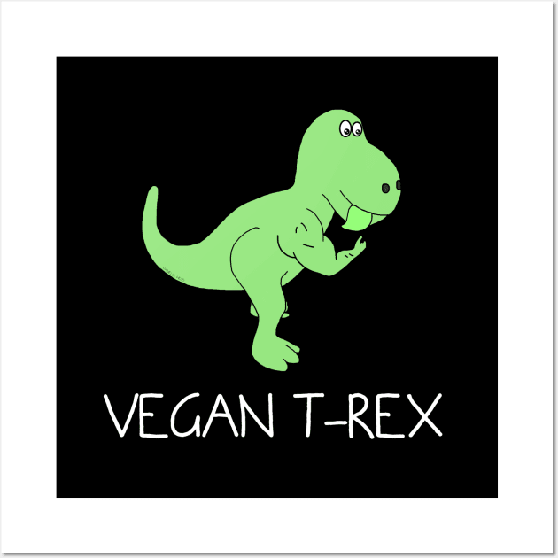 Vegan T-Rex Wall Art by Danielle